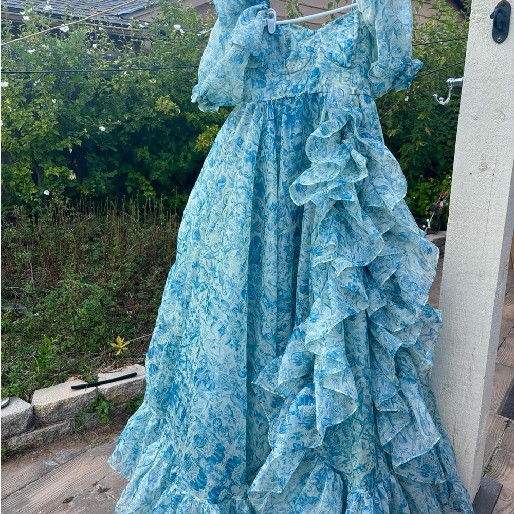 Selkie the porcelain bridal gown for Mimi Morris